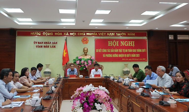 Hội nghị triển khai công tác đảm bảo trật tự, an toàn giao thông quý II/2021